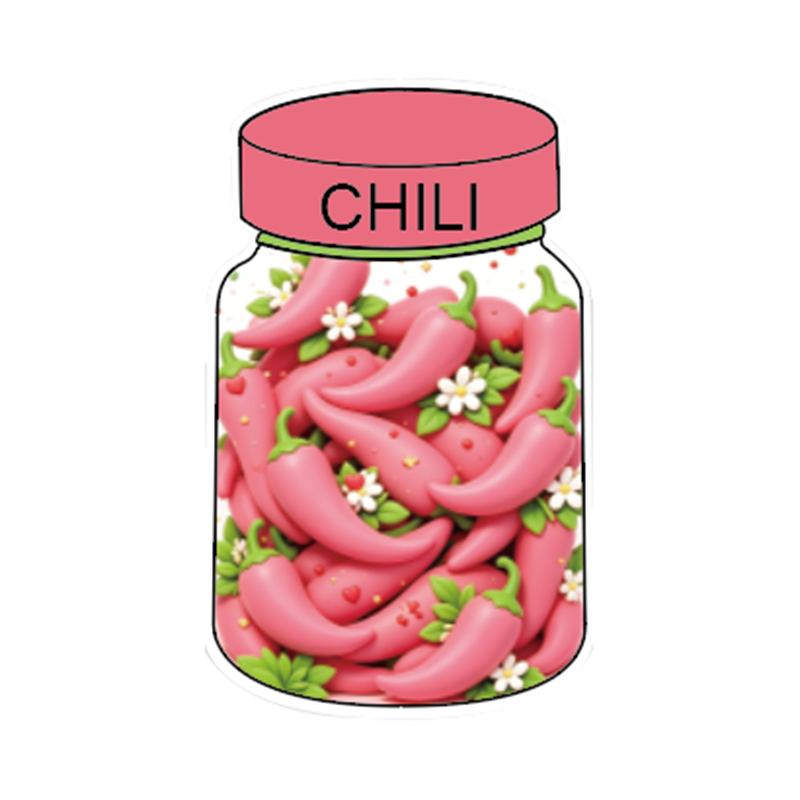 Chilli Jar Print Focal