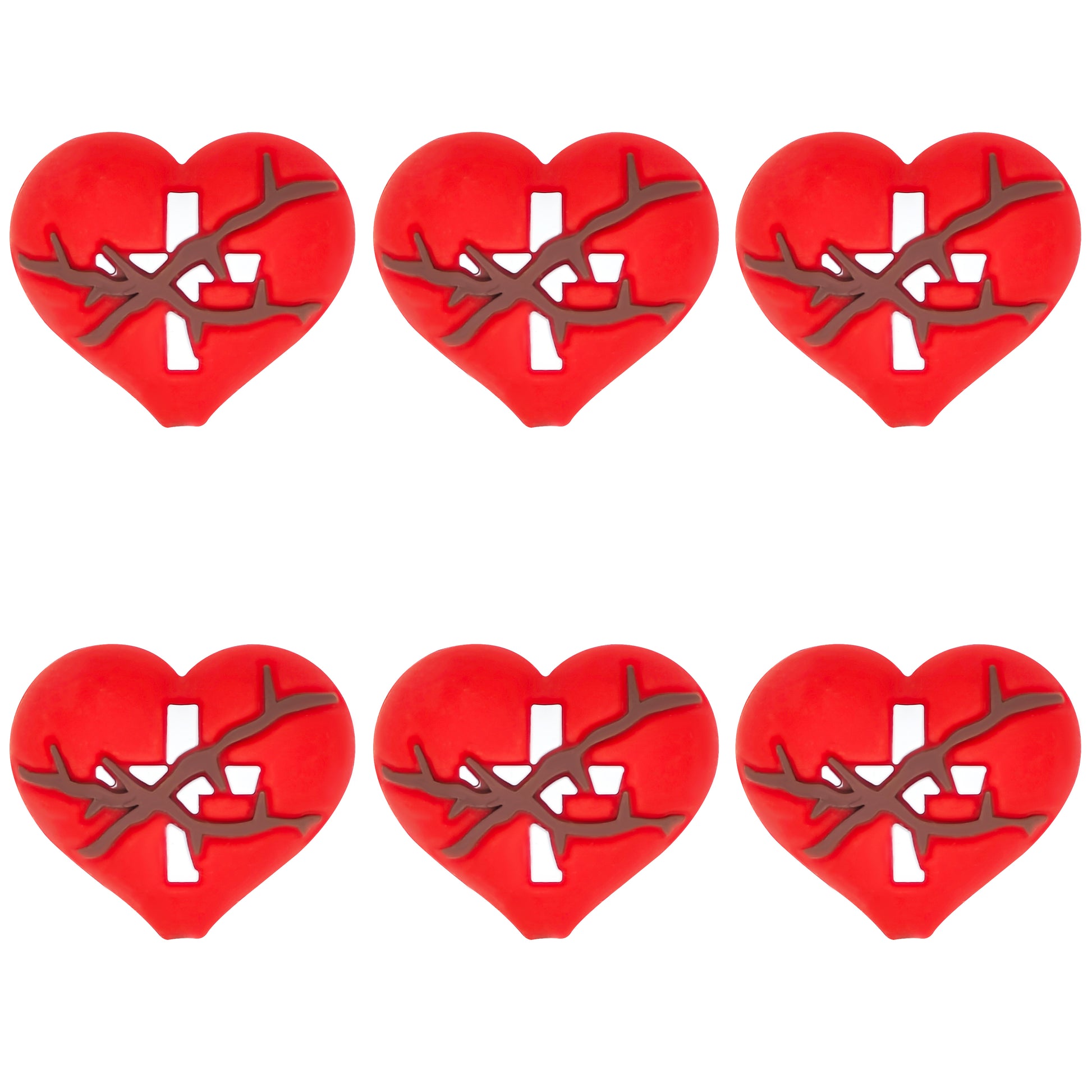 Christian Heart Cross Focal