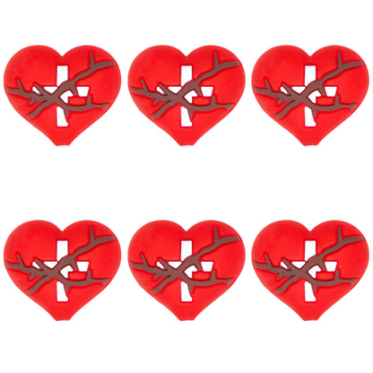 Christian Heart Cross Focal