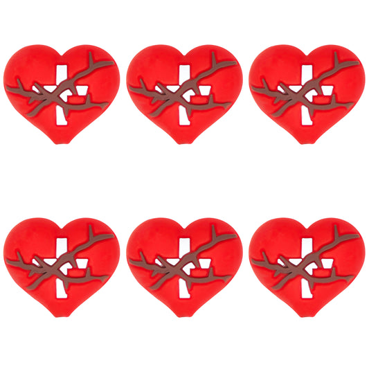 Christian Heart Cross Focal