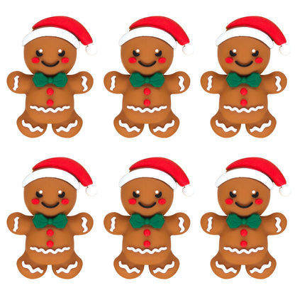  Christmas 3D Gingerbread Man Focal