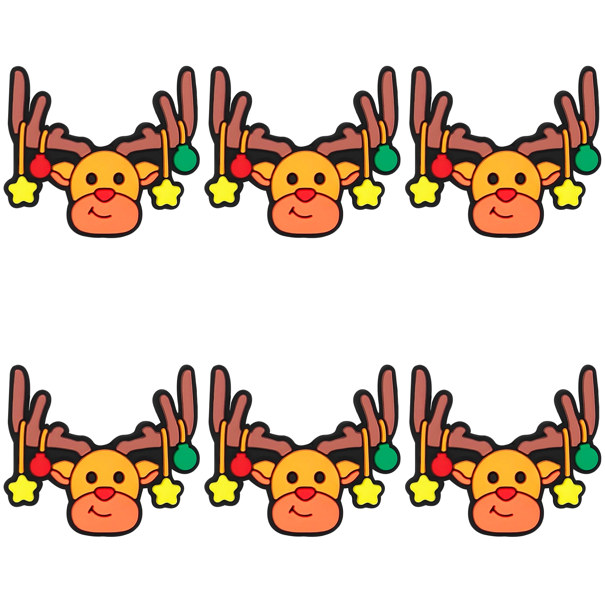 Christmas Reindeer Head Focal