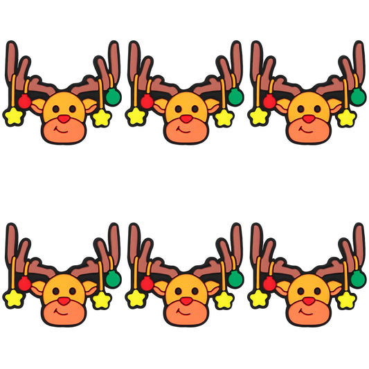 Christmas Reindeer Head Focal