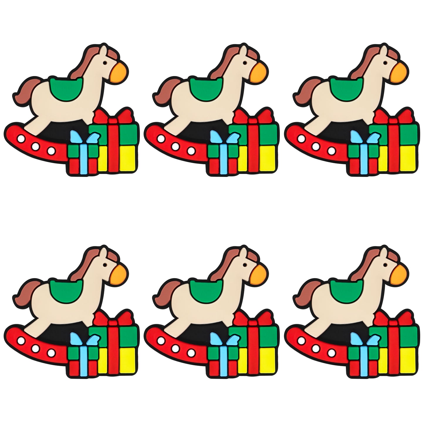 Christmas Rocking Horse Gift Focal