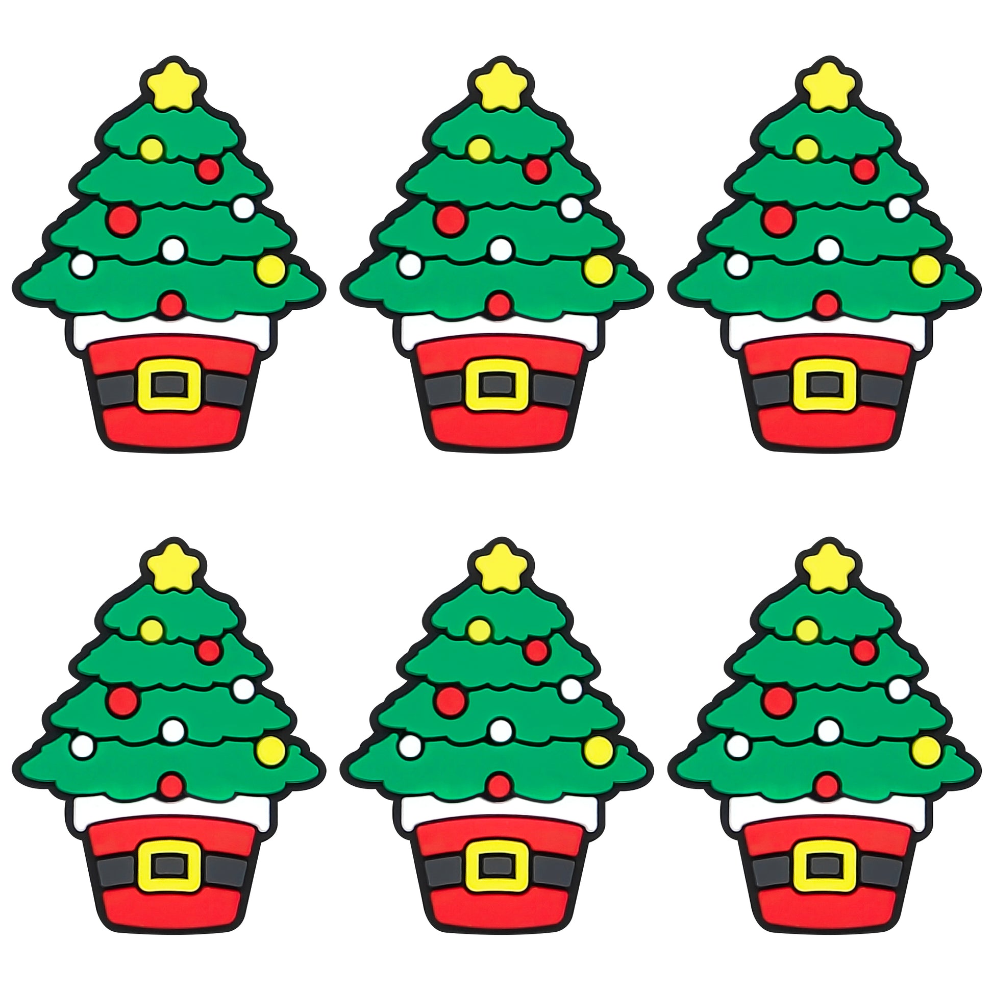 Christmas Tree With Santa Belt Focal