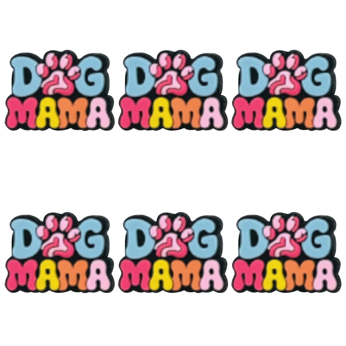 Colored Dog Mama Focal