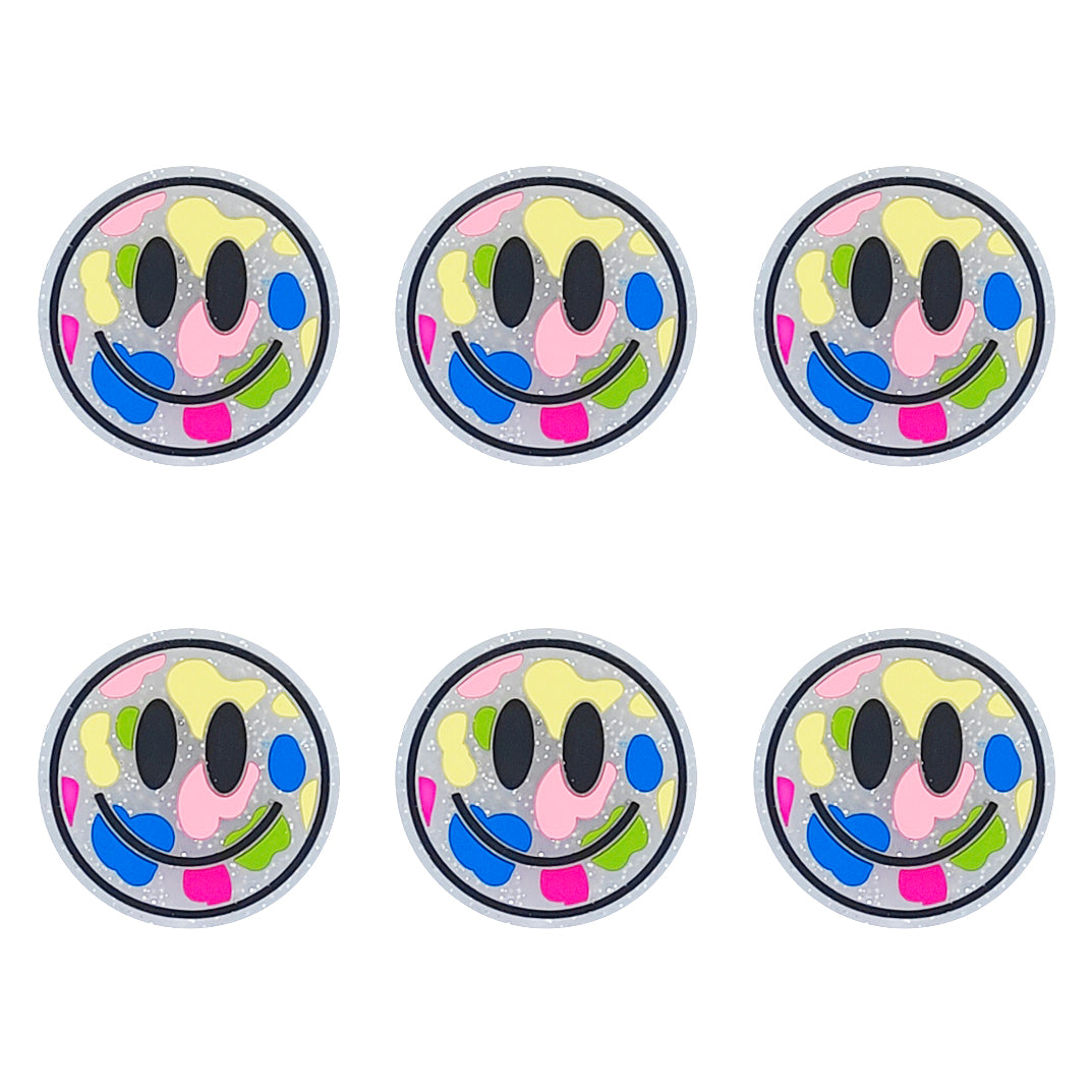 Colorful Cow Smiley Focal