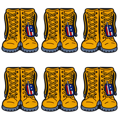 Combat Boots Patriotic Focal