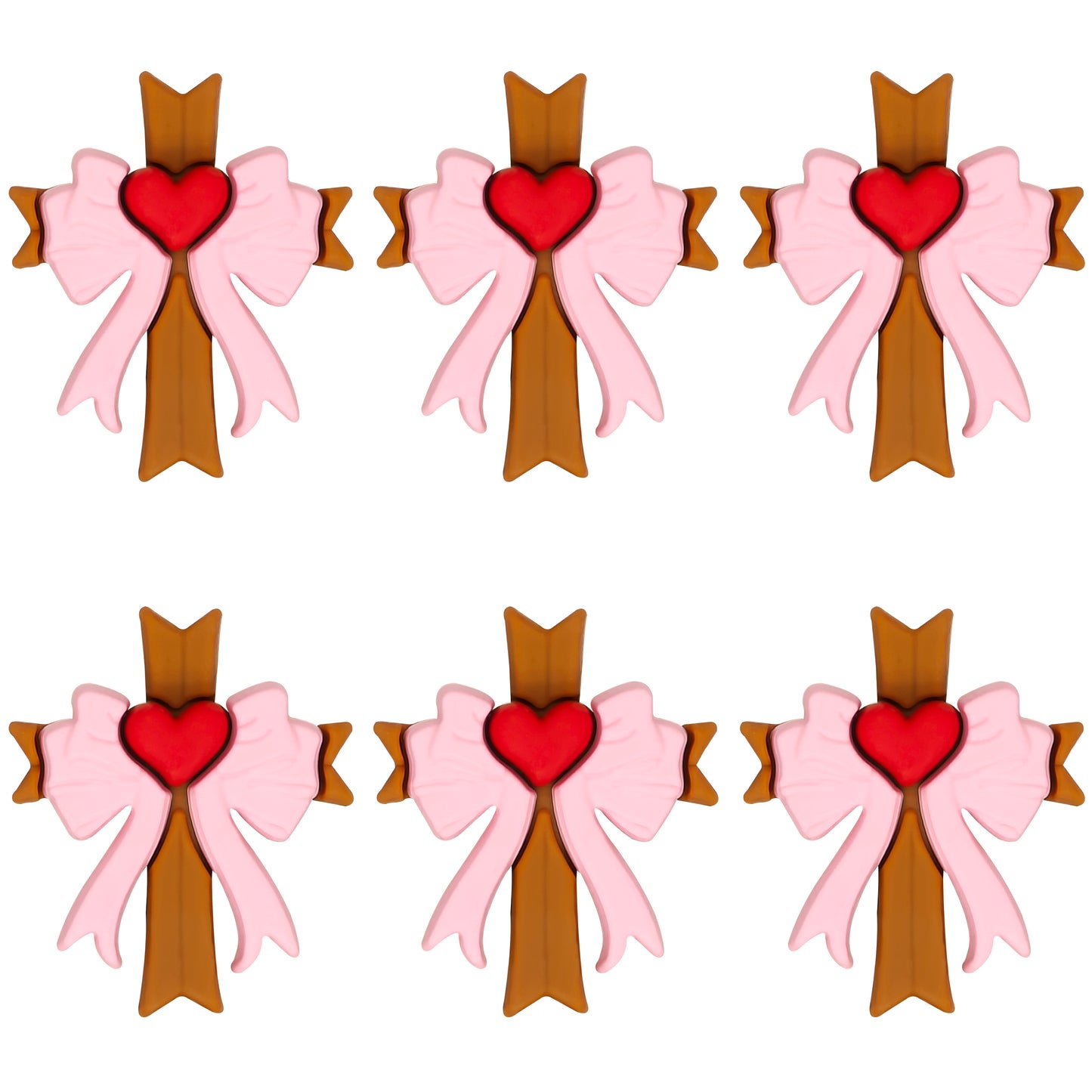 Cross Bow Heart Focal