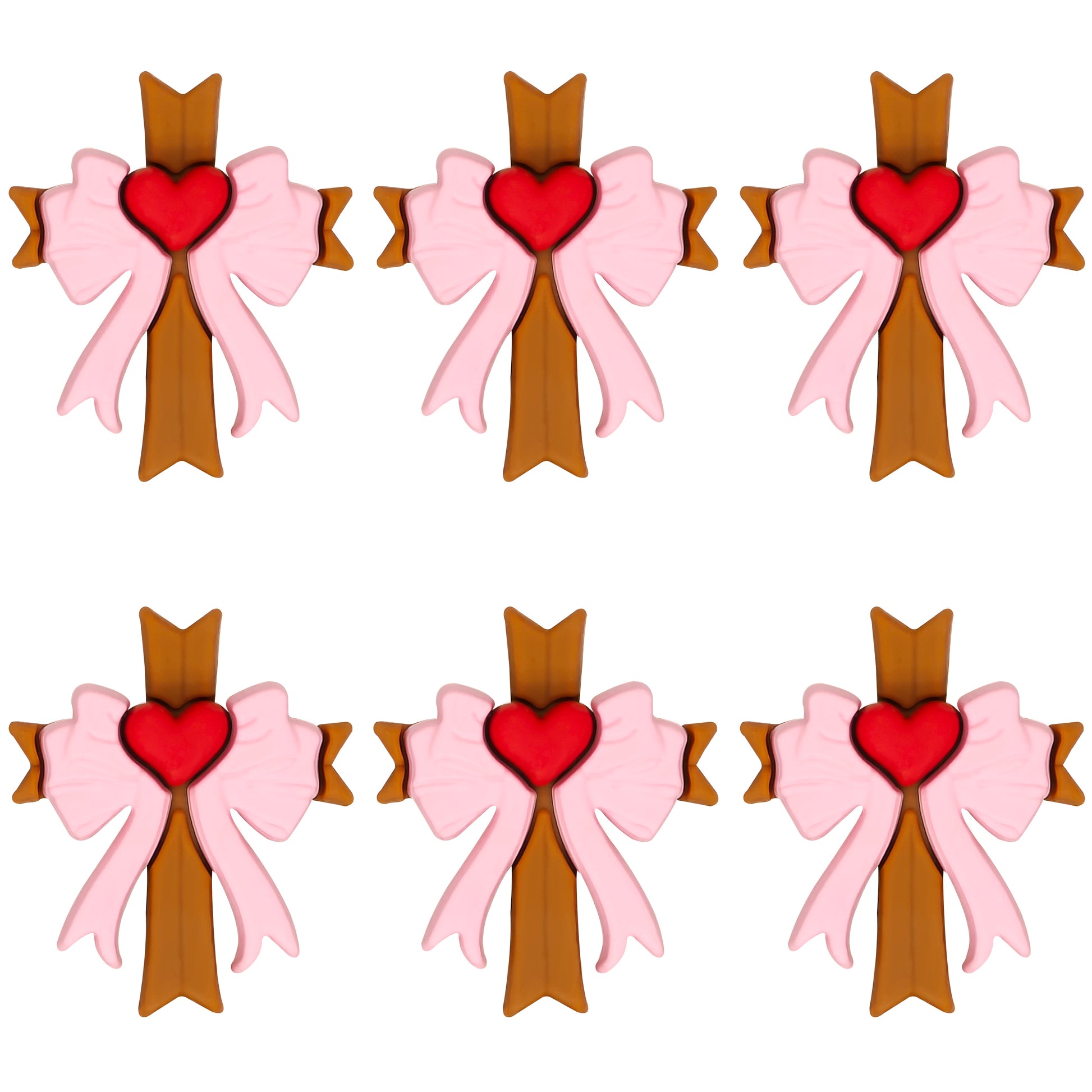 Cross Bow Heart Focal