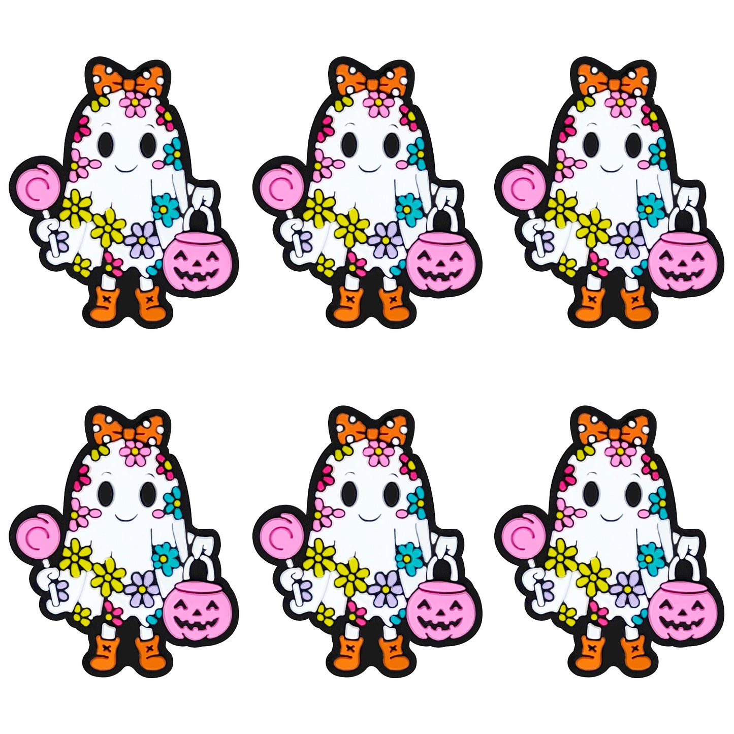 Cute Floral Ghost Focal