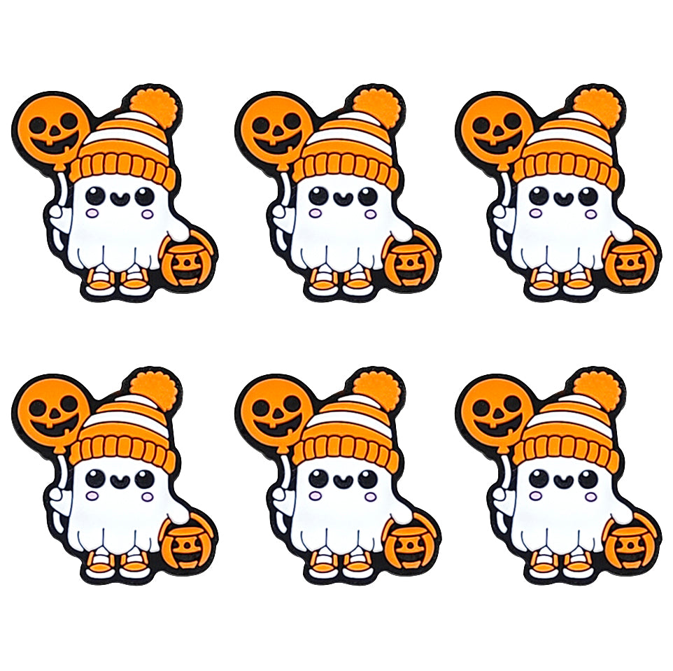 Cute Ghost Pumpkin Halloween Focal