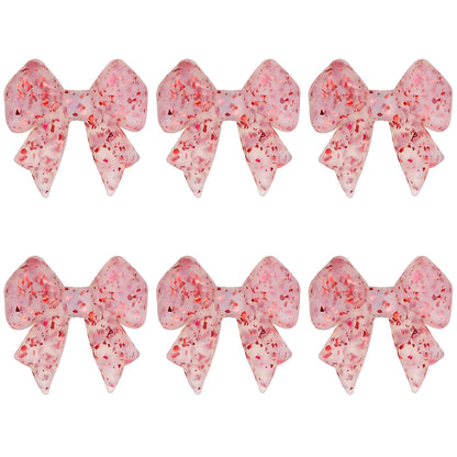 3D Shiny Flake Bowknot Focal