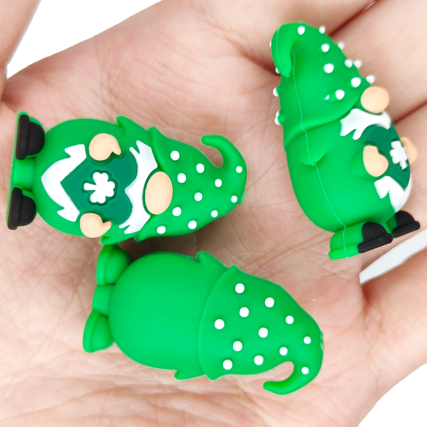 3D St Patricks Day Shamrock Gnome Focal