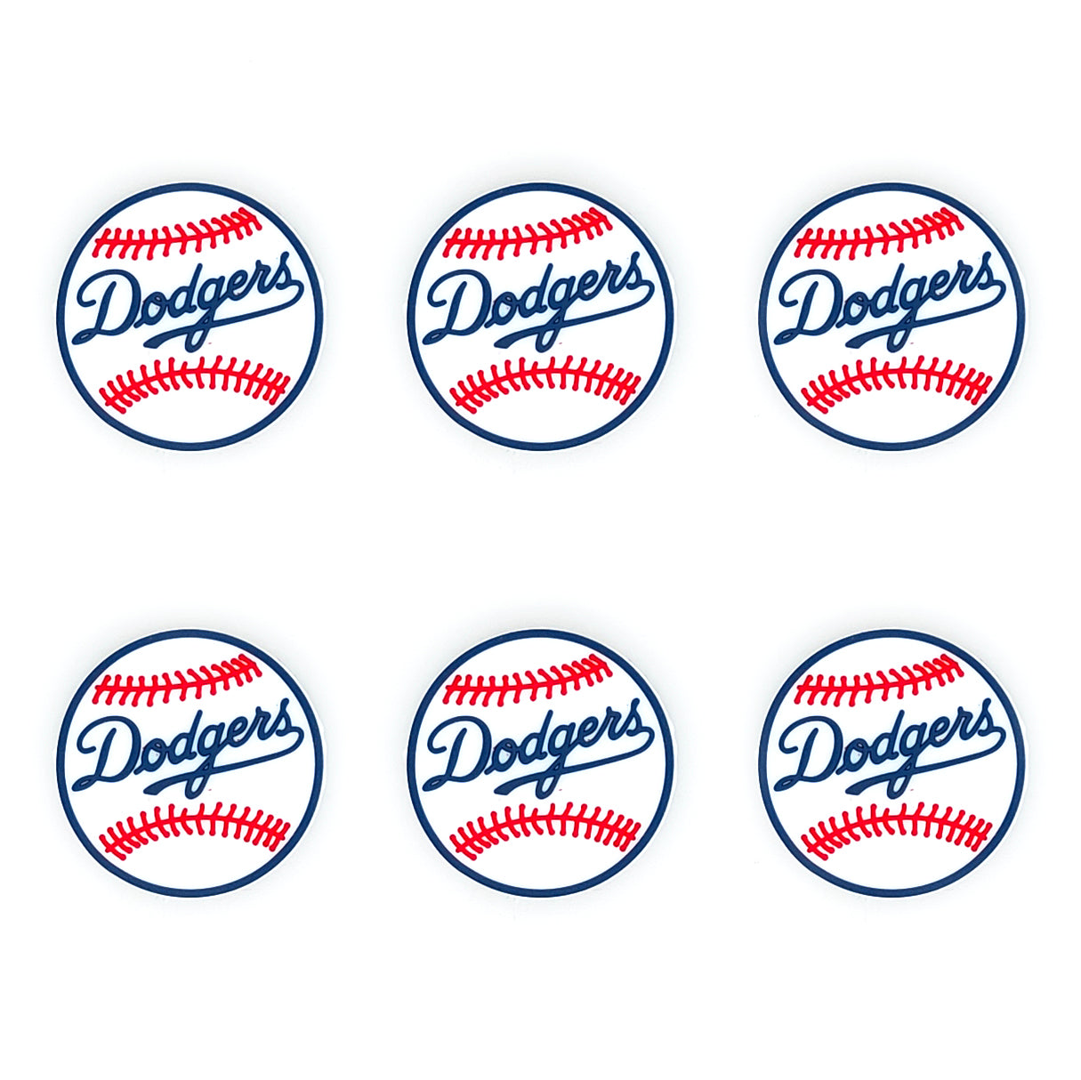 Baseball Team Focal Silicone Beads