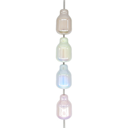 Milk Bottle Acrylic Focal Beads Mixed Color