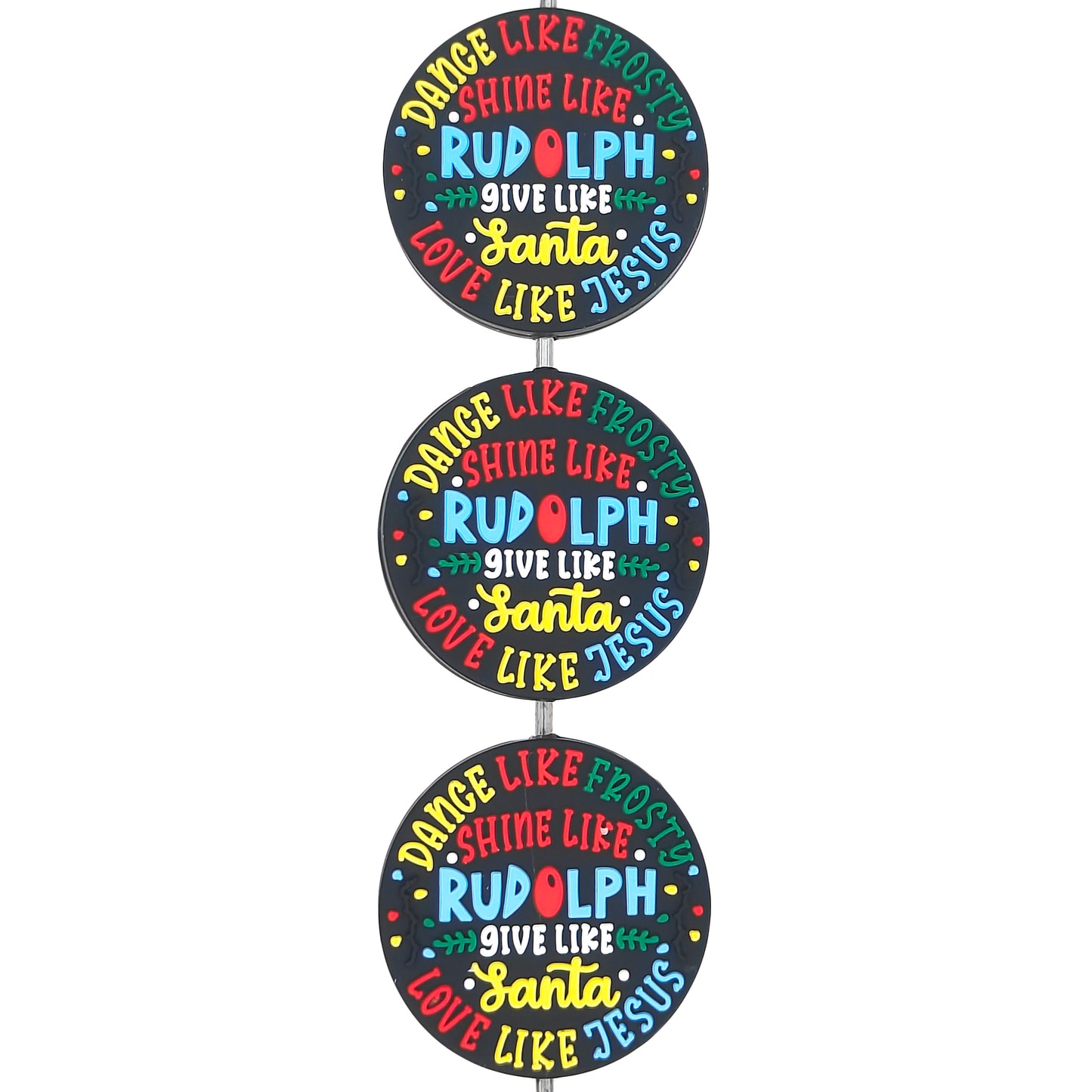 Dance Like Frosty, Shine Like Rudolph, Give Like Santa, Love Like Jesus Focal