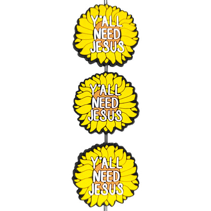 Yall Need Jesus Sunflower Focal
