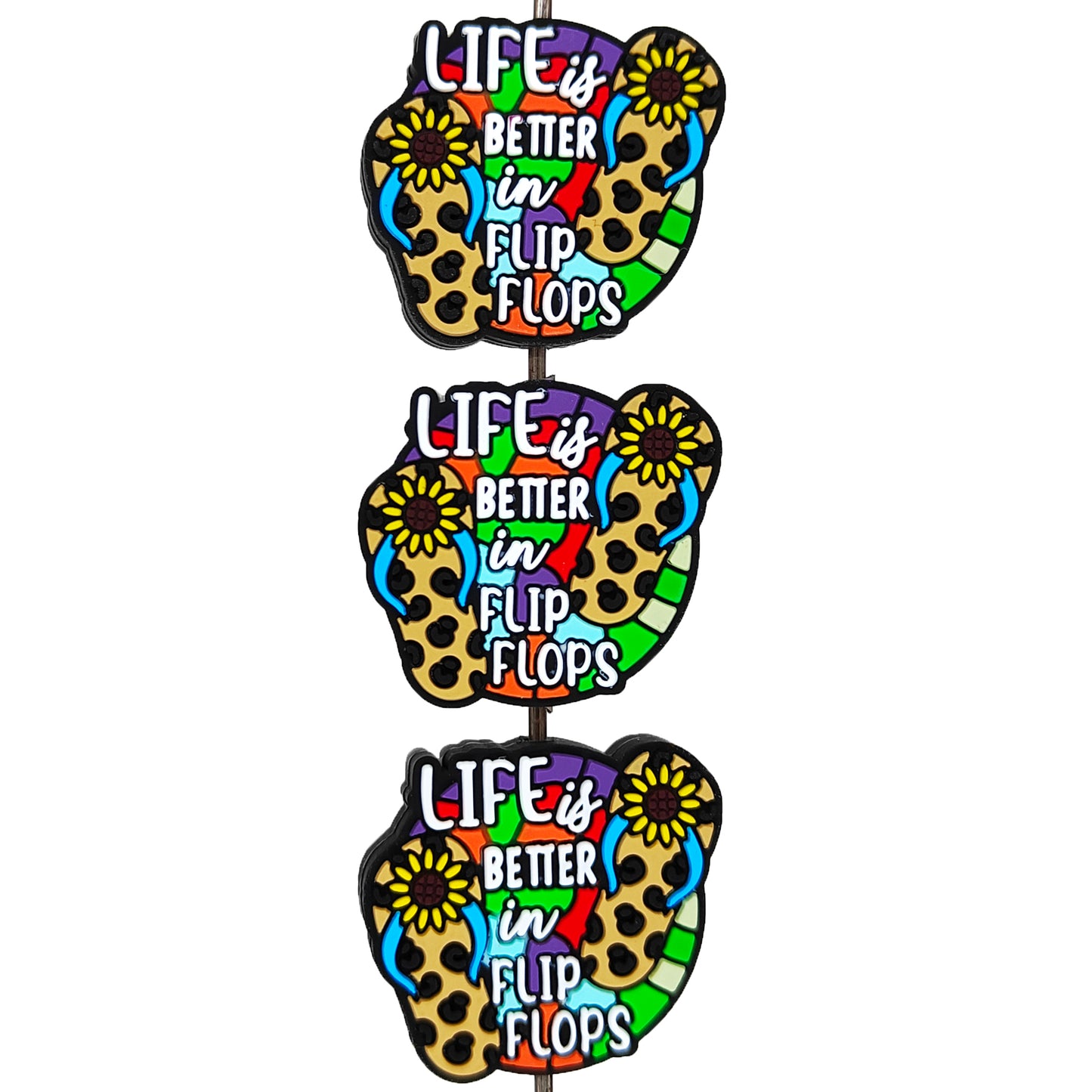 Life is Better in Flip Flops Focal