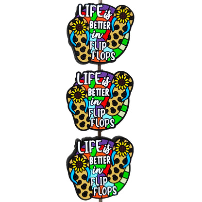 Life is Better in Flip Flops Focal