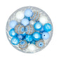 Assorted Silicone Rhinestone Bubblegum Beads
