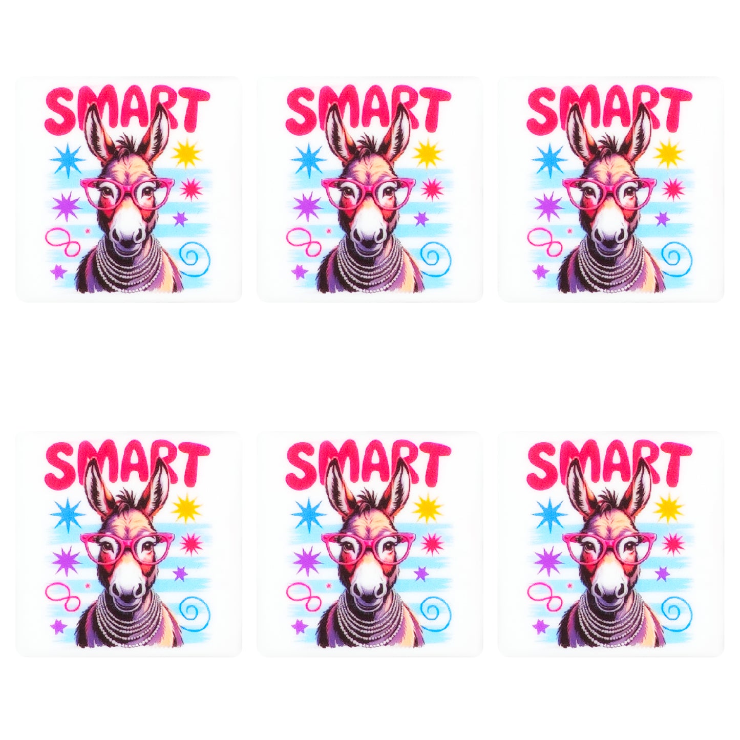 Donkey Square Print Focal