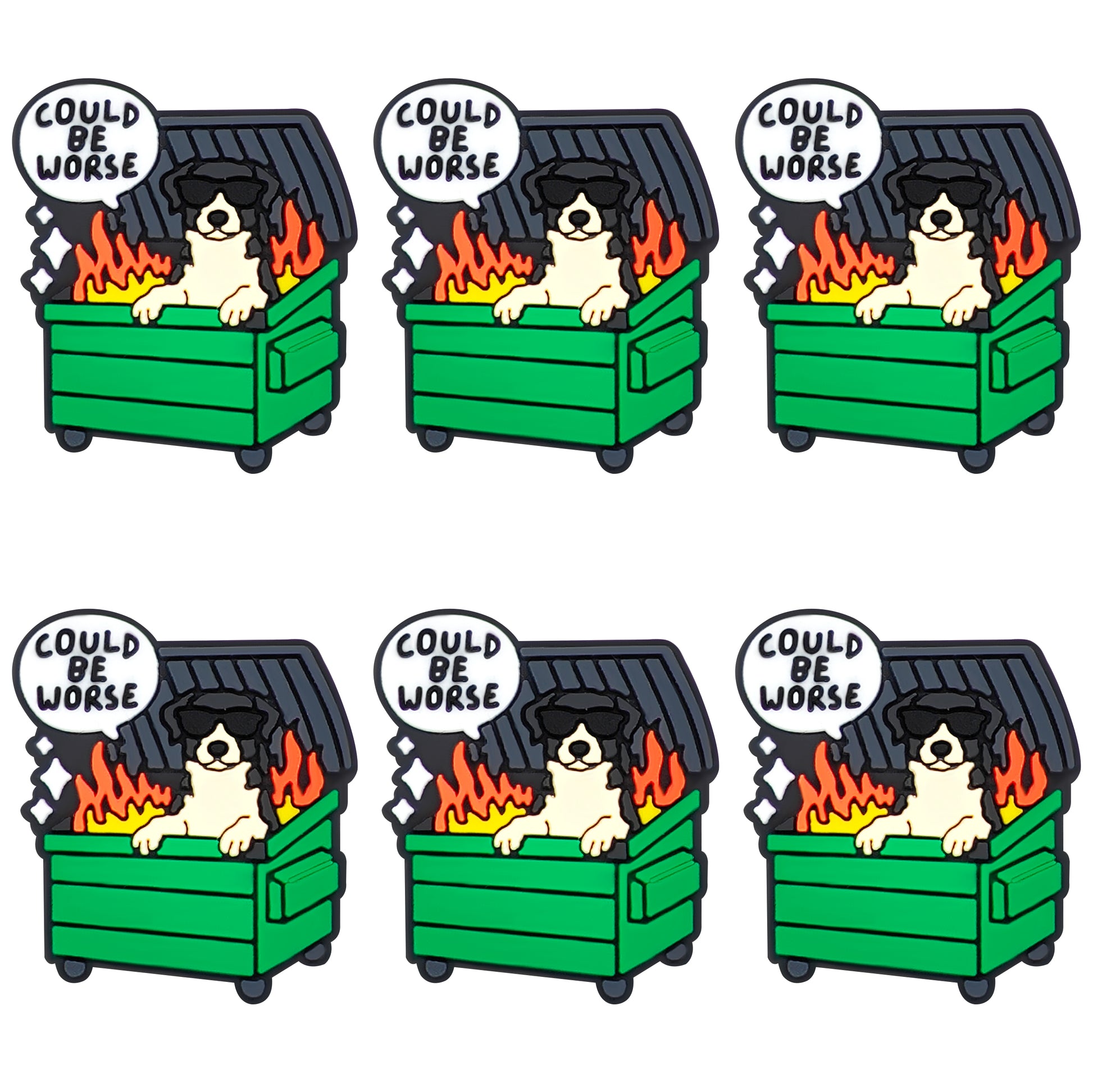 Dumpster Fire Dog Focal