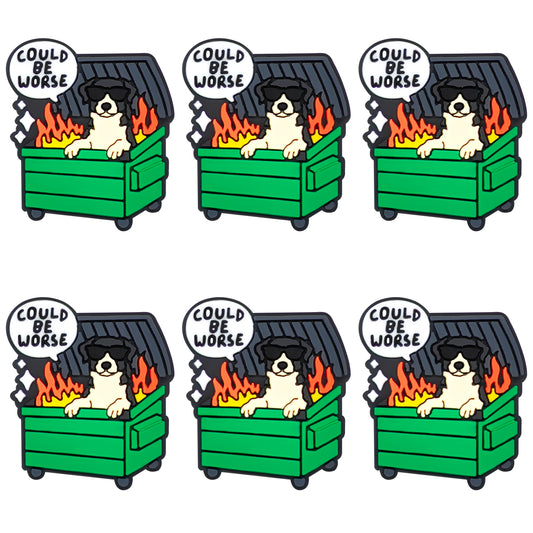 Dumpster Fire Dog Focal