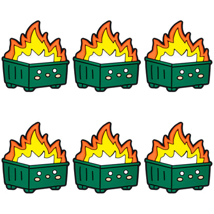 Dumpster Fire Focal Beads