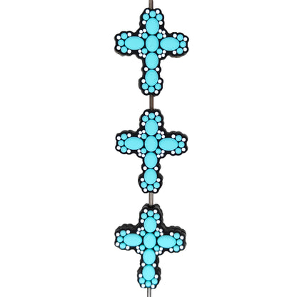 Turquoise Cross Western Focal