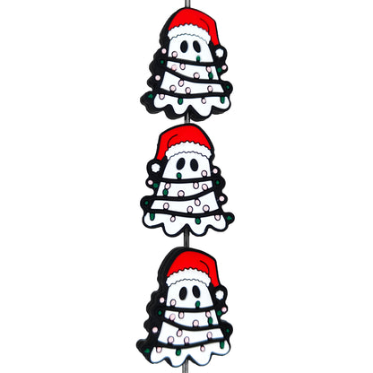 Ghost with Christmas Light Focal