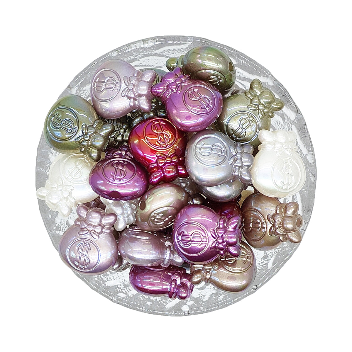Mix Money Bag Focal Acrylic Beads