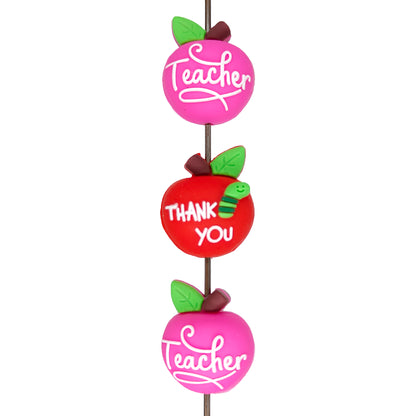 3D Apple Thank You Teacher Focal