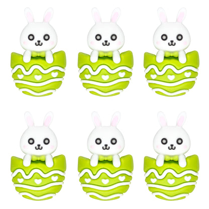 3D Rabbit in Egg Easter Focal