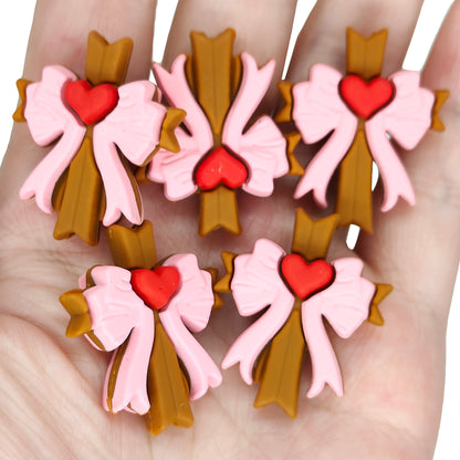 Cross Bow Heart Focal