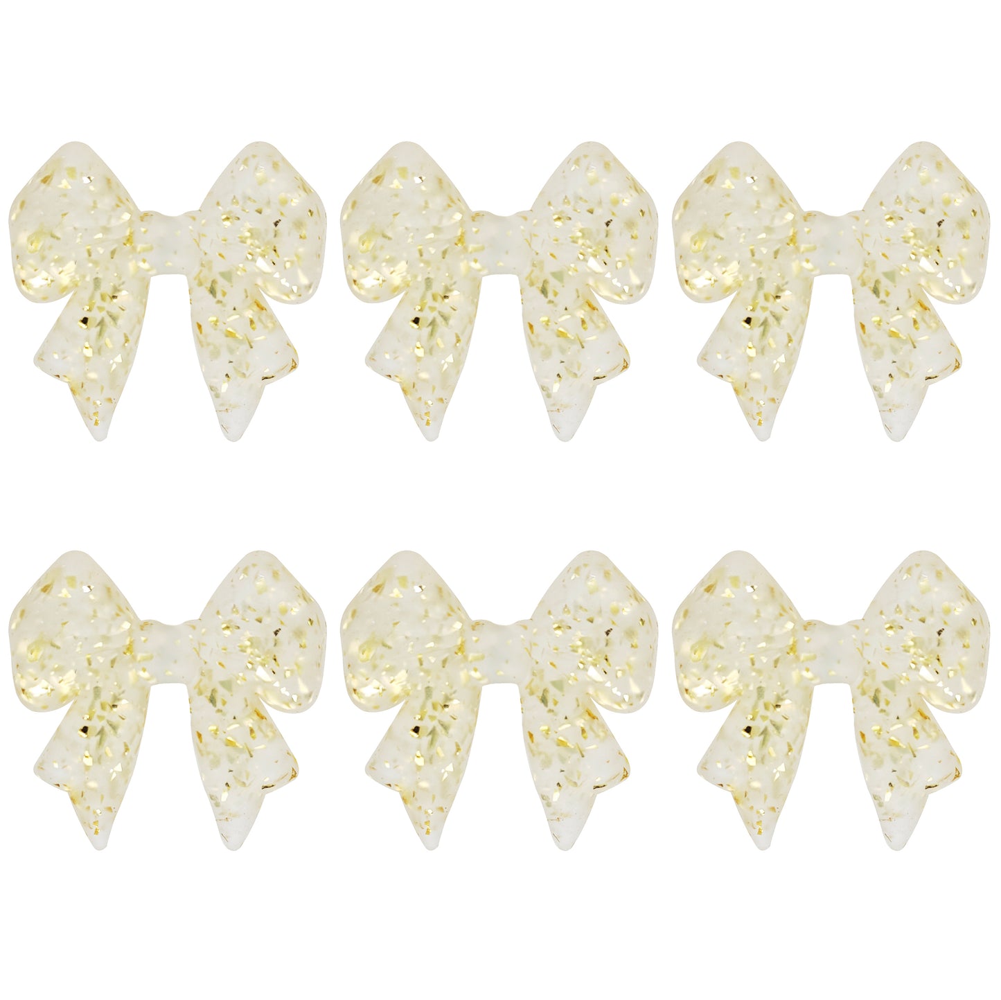 3D Shiny Flake Bowknot Focal