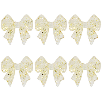 3D Shiny Flake Bowknot Focal