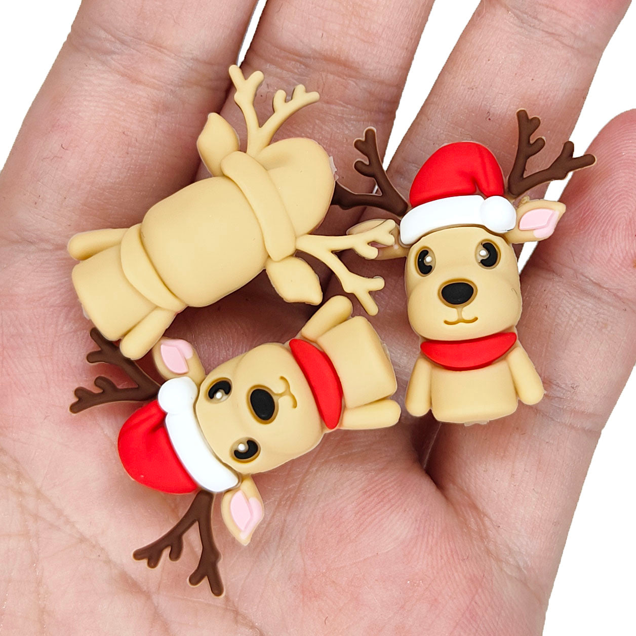 3D Christmas Reindeer Focal