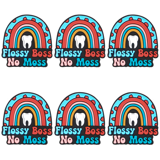Flossy Boss No Moss Rainbow Tooth Focal