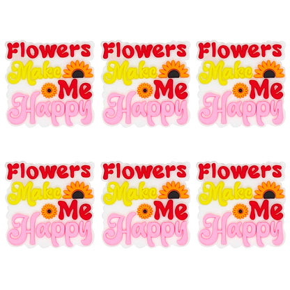 Flowers Make Me Happy Focal