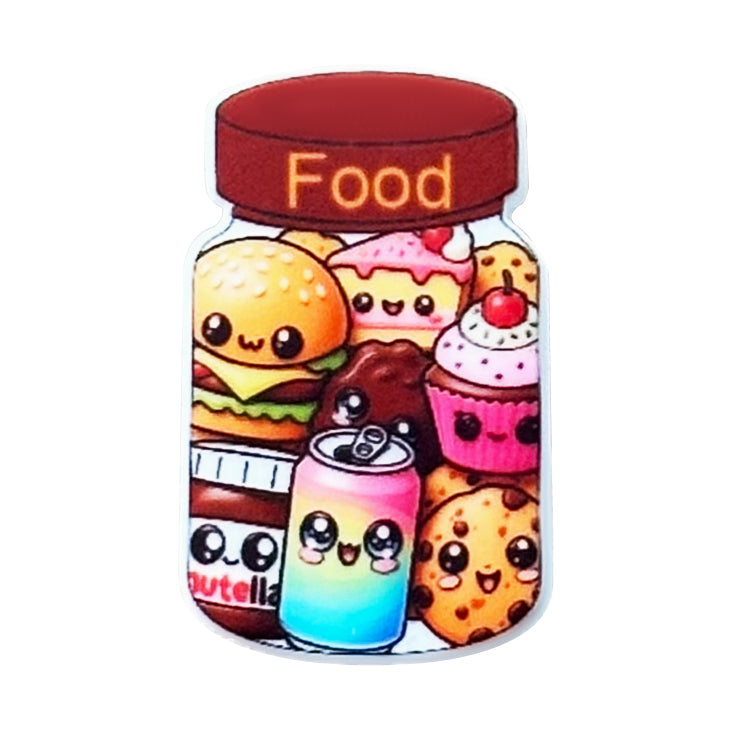 Food Snack Bottle Print Focal