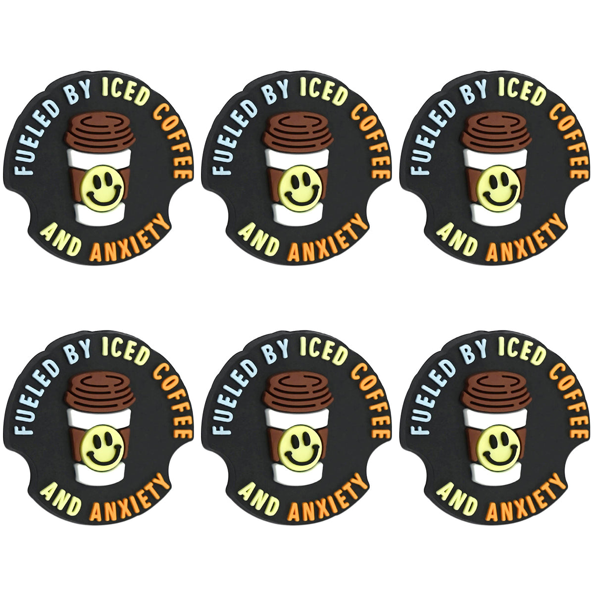 Fueled By Iced Coffee And Anxiety Smiling Focal