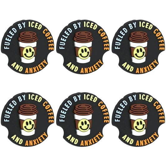 Fueled By Iced Coffee And Anxiety Smiling Focal