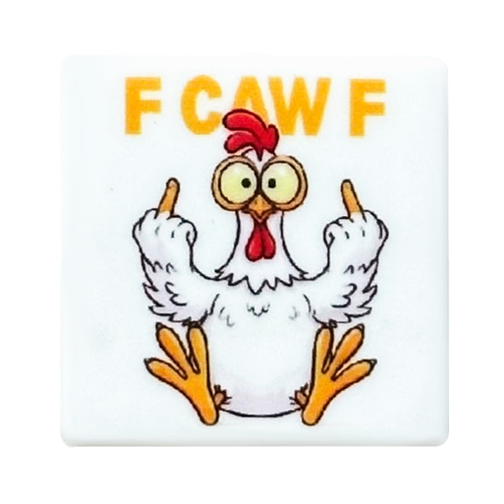 Funny Chicken Print Focal