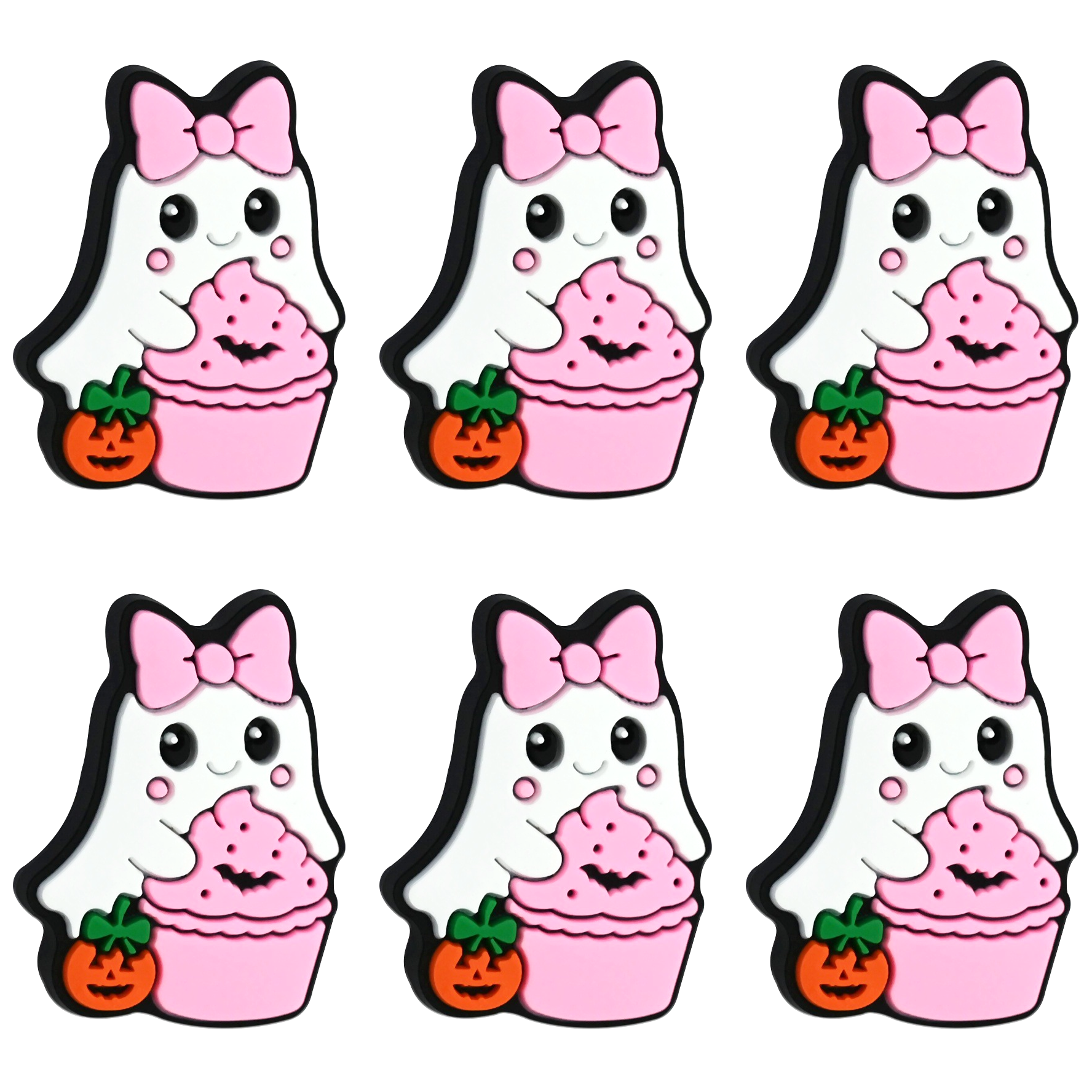 Ghost Bowknot with Cupcake Focal