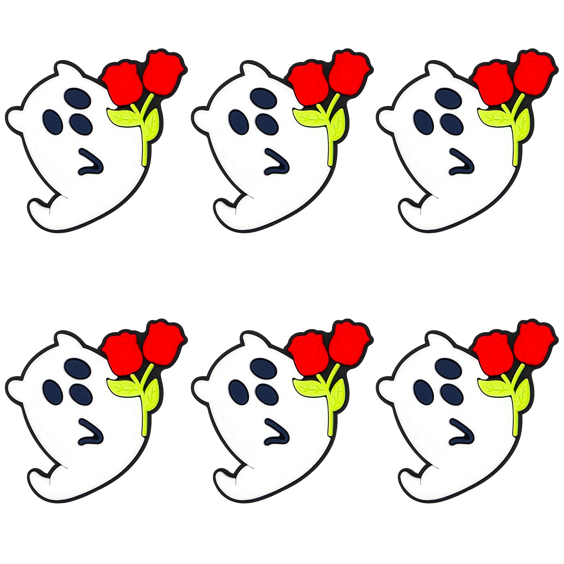 Ghost With Rose Flower Focal