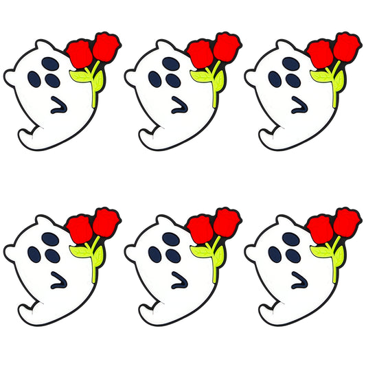 Ghost With Rose Flower Focal