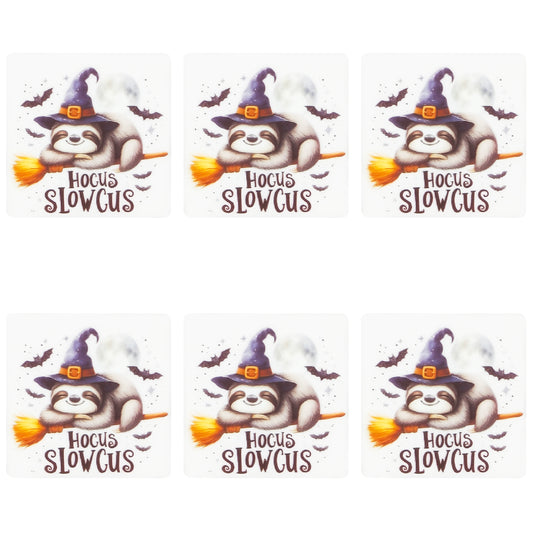 Halloween Sloth Square Print Focal