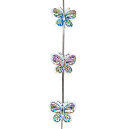 Colorful Butterfly Acrylic Focal Beads