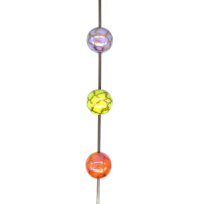 16mm UV Crack Bubblegum Beads, Acrylic Gumball Beads